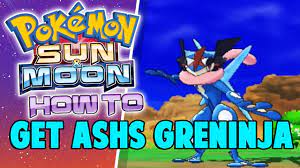 How to get Ash's Greninja in Pokemon Sun and Moon - How to get Ash's  Greninja - YouTube