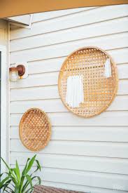 How To Hang Decorations From Vinyl Siding Casa Watkins Living Wall Vinyl Decor Outdoor Wall Decor Patio Wall Decor