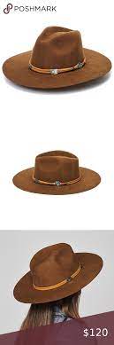 Brown Rancher Hat With Braided Band Rancher Hat Braided Leather Leather Band
