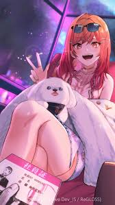 rogi shin, hololive, ichijou ririka, 1girl, character name - Anime R34