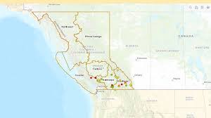 If you are near a fire or feel that you are at risk, please contact your local. West Coast Wild Fires Map Do The Wildfires Stop In Canada Wusa9 Com