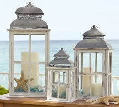 Summer Decorating Ideas Lanterns Candles Starfish Sea Glass Summer Decor Lanterns Lanterns Decor