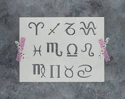 Grey ink taurus head and black tribal taurus tattoo on shoulder. Taurus Stencil Etsy