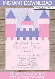 Surprise your guests with our cute editable frozen invite. Princess Invitation Templates Terat