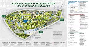 Plan Jardin D Acclimatation Carte Jardin D Acclimatation France