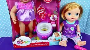 Disneycartoys Baby Alive Potty Training Doll Poops Pees On Toilet With Brushy Brushy Bab Dailymotion Video