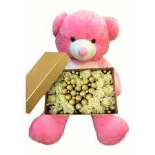 Maybe you would like to learn more about one of these? Valentine Gift Flowers Chocolate In Box With Teddy Bear Giftpattaya Com