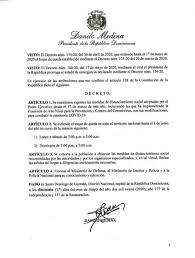 Estará permitido moverse para cumplir obligaciones laborales. Presidente Medina Extiende Toque De Queda Hasta El 1 De Junio Pero Cambia El Horario Acento