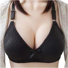 Sksloeg Women Bras Seamless Full Coverage Underwire Bras Ultra thin,lifting  Deep Cup Bra for Heavy Breast,Black 38 - Walmart.com