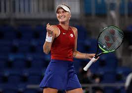 Vondrousova, who is making her olympic debut, stunned world no. Ugjcsrq I9kepm