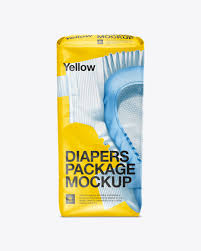 Diapers Small Pack Mockup Packaging Mockups 3d Logo Mockups Free Download