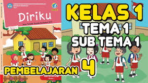 Materi Dan Jawaban Pembelajaran Tematik Kelas 1 Tema 1 Diriku Sub Tema 1 Pembelajaran 4 Youtube