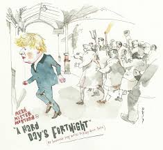 'cartoon of boris johnson on front page of french paper l. Boris Johnson S Busy Week The New Yorker