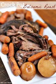 Crock Pot Balsamic Roast Julie S Eats Treats Recipes Food Pot Recipes