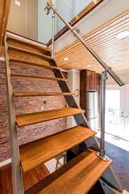 Metal staircase railings don't have to follow clear horizontal or vertical lines, nor do they have to match finishes. 25 Indoor Railing Ideas Built Using Metal Fittings Simplified Building