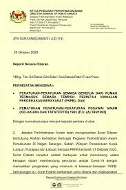 395/1993 pegawai awam (kelakuan dan tatatertib) (pindaan) 2015. Jabatan Perkhidmatan Awam On Twitter Surat Edaran Jpa Saraan S 256 6 31 Jld 7 4 25 Okt 2020 Peringatan Mengenai Peraturan Peraturan Semasa Bdr Termasuk Semasa Tempoh Pkpb Dan Pematuhan Peraturan Peraturan Pegawai Awam Kelakuan Dan Tatatertib