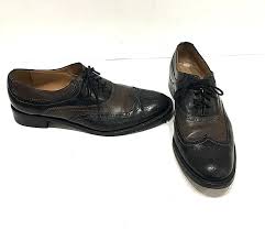 Fratelli Rossetti Brown Leather Wingtip Oxfords 10 Euro Flats Size Eu 41 Approx Us 11 Regular M B