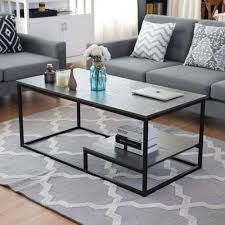2 Tier Coffee Cocktail Accent End Table Sofa Side Living Room Furniture W Shelf Mesa De Centro De Vidrio Mesas De Centro Modernas Muebles Para Restaurantes