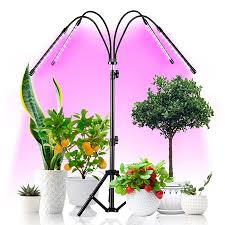 Gogrow grow light led grow lights for indoor plants, new generation desk grow. Growing Light With Stand Plant Grow Lamps For Indoor Plants Tripod Stand Adjustable 4 Spectrum Mode With Timing 3 6 12h Walmart Canada