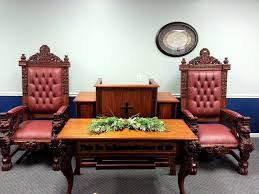 Churchmart Church Furniture Church Chairs Lion Of Judah Pulpit Set Call For Discounted Pricing Http Www Church Church Furniture Lion Of Judah Church
