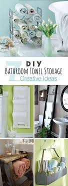 Decorating ideas for towels need to spruce up your bathroom towels? Best Diy Crafts Ideas For Your Home Diy Bathroom Towel Storage 7 Creative Ideas Click Thru To See Seven Easy D Diypick Com Your Daily Source Of Diy Ideas