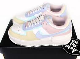 Nike Air Force 1 Af1 W Shadow Pastel Blue Pink Ghost Uk 3 4 5 6 7 8 9 Us New Ebay
