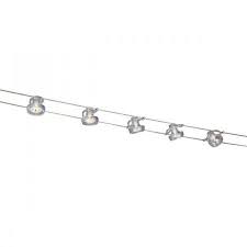 Suspended 5 Spotlight Wire Cable Kit Light And Building Arredamento