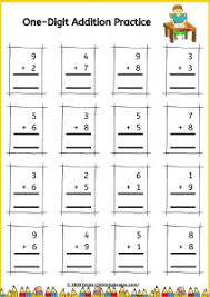 You can then print the addition regrouping read more. Single Digit Addition And Subtraction Vertical One Digit Equations Shining Brains
