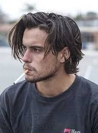 Sometimes long hair can look a little bit effeminate, but a beard helps to add a touch of testosterone to the style. Short Hairstyles Men S Lace Front Wig Synthetic Straight Hair 8 Inches Mens Hairstyles Thick Hair Long Hair Styles Men Mens Hairstyles
