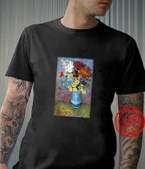 Vincent van gogh famous works. Vincent Van Gogh Flowers In A Blue Vase Shirt