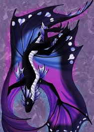 Black And Purple Dragon Logo Purple Blue And Black Dragon Black Dragon Dragon Art Dragon