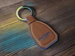 Free Leather Keychain Mockup Psd Mockup Design Leather Keychain Mockup Psd