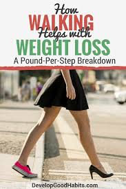 How Walking Helps With Weight Loss Steps Per Day Plan To