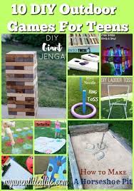 10 Diy Outdoor Games For Teens Fun Outdoor Games Outdoor Party Games Backyard Party Games