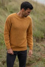Harley Of Scotland Men S Seamless Shetland Cummin Bosie