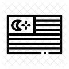 Black and white usa flag poster by shabzdesigns | redbubble. Free Malaysia Flag Icon Of Line Style Available In Svg Png Eps Ai Icon Fonts