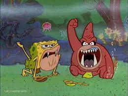 Caveman Spongebob Gif Spongebob Patrick Cavemen Discover Share Gifs