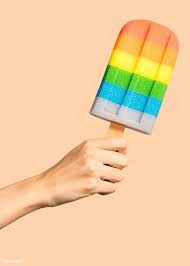 Download Premium Psd Of Hand With A Rainbow Ice Pop In Summertime Mockup Ice Pops Ice Cream Illustration Business Card Mock Up