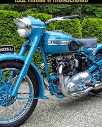 Image result for Blue 1952 Motorcycle