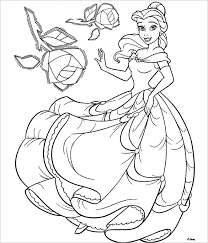 Disney princess coloring pages belle. Disney Princess Coloring Pages Png 2070494 Png Images Pngio
