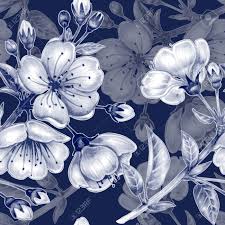 Your search for cherry blossom fabric is over! Vector Seamless Background A Branch Of Cherry Blossoms Design Royalty Free Cliparts Vectors And Stock Illustration Image 55305805