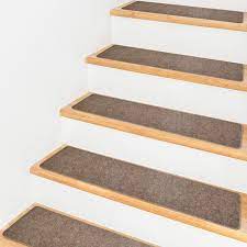 How to fix slippery stairs. Pretigo 7 5 X30 Stair Treads Non Slip Indoor Stair Runners For Wooden Steps Anti Slip Strips For Kids And Dogs Brown Walmart Com Walmart Com