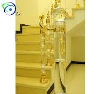 Crystal Or Acrylic Column Pillar For Stair Railing Handrail ...