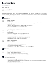 See sample cvs for any job. Devops Cv Sample Template 25 Examples And Writing Tips