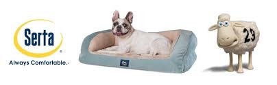 Serta cuddler dog bed, grey. Amazon Com Serta Ortho Quilted Couch Pet Bed Large Mocha Pet Supplies