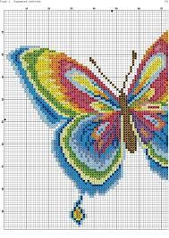 Free butterfly cross stitch chart. Easy Simple Easy Cross Stitch Butterfly Novocom Top