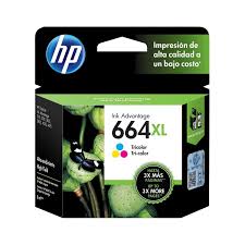 CARTUCHO DE TINTA HP ORIGINAL 664 XL COLOR
