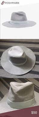 Zara Fedora Grey Hat Light Grey Color Zara Fedora