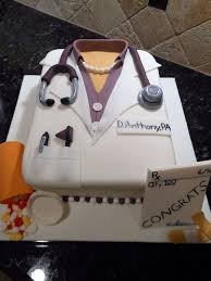 Simple Birthday Wishes For Medical Students Physicians Assistant Graduation Cake With Stethoscope Prescription Pad And Pill Bottle Graduation Party Cake Nursing Cake Graduation Cakes
