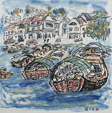 One of singapore's most revered artists, lim tze peng has gained recognition for highlighting the effects of rapid modernization by fusing traditional chinese ink painting techniques with scenes from contemporary city life. Lim Tze Peng